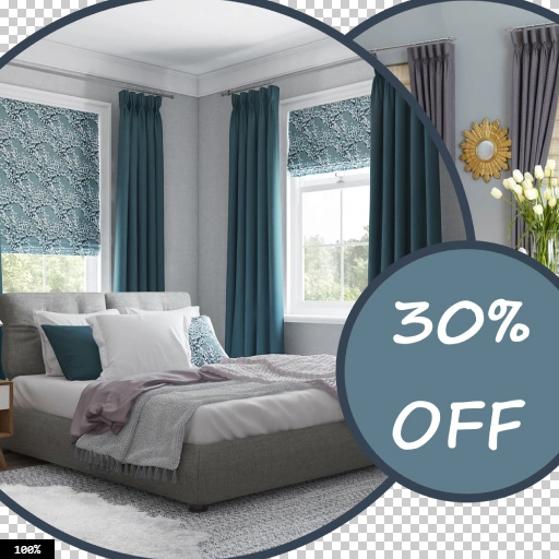blinds and curtains